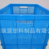 廠家直銷大號755塑料周轉筐680加厚款上海服裝快遞塑料筐可帶輪