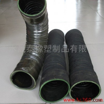 供應衡水晟泰橡塑制品有限公司多種規格大口徑法蘭吸沙橡膠管