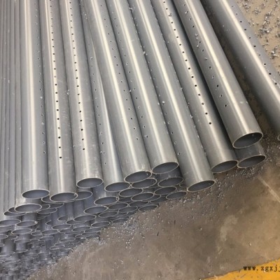 恒泰牌**硬式UPVC透水管型號D8縱向開孔PVC-U管