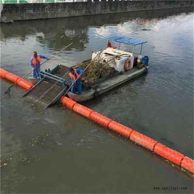 湖北荊門水上攔污柵浮筒 浮式塑料攔污漂 君益批發供應塑料浮筒定做