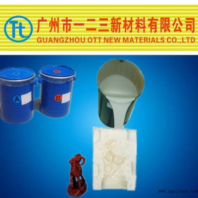 批量生產樹脂工藝品用液體硅膠 模具成型好 抗撕拉 翻模次數高