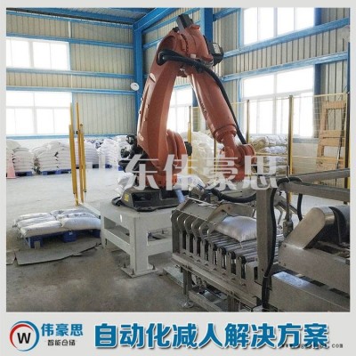 氯化鉀自動碼垛設備 自動碼垛機械手優點