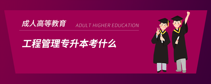 工程管理專(zhuān)升本考什么