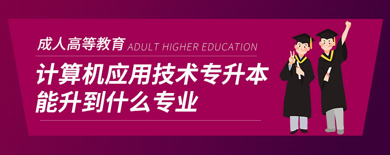 計算機應(yīng)用技術(shù)專升本能升到什么專業(yè)