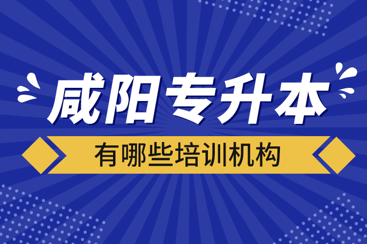 咸陽(yáng)專升本有哪些培訓(xùn)機(jī)構(gòu)