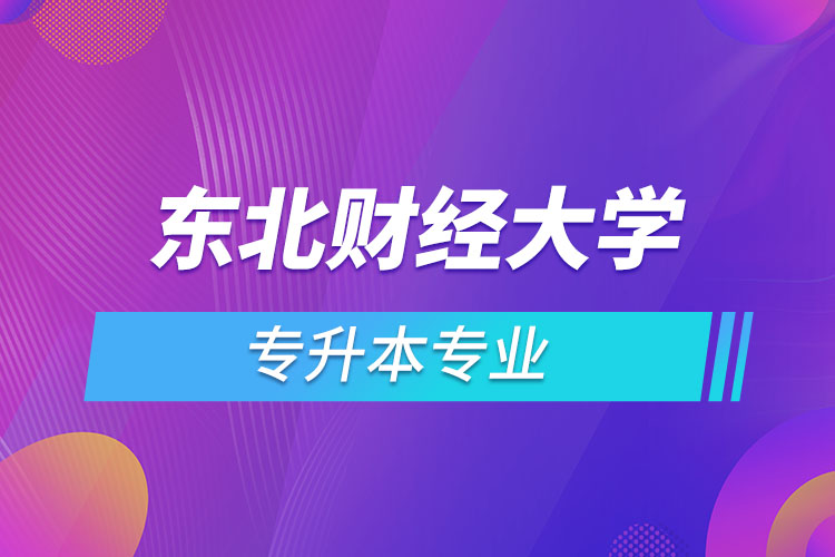 東北財(cái)經(jīng)大學(xué)有哪些專升本專業(yè)嗎？