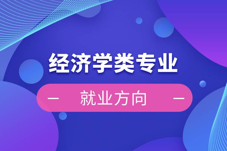 經(jīng)濟學(xué)類專業(yè)就業(yè)方向